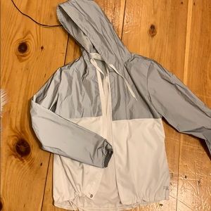 Reflective raincoat